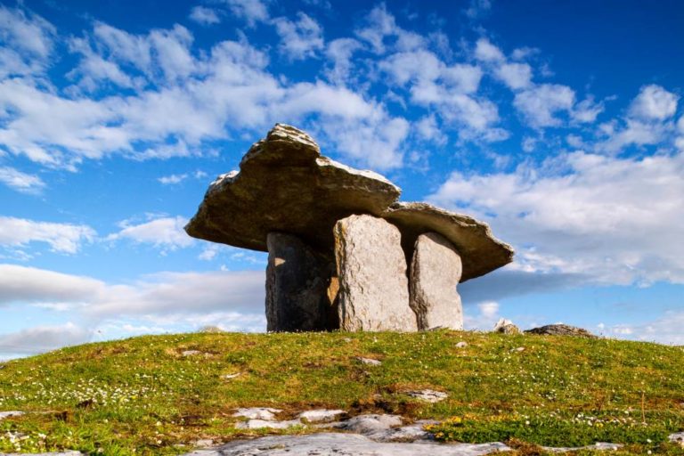 Poulnabrone Dolmen, The Burren, County Clare, Ireland, The wild Atlantic Way